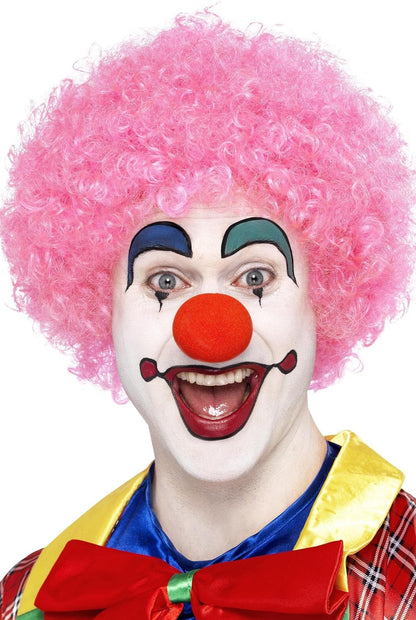 Smiffys Crazy Clown Wig, Pink