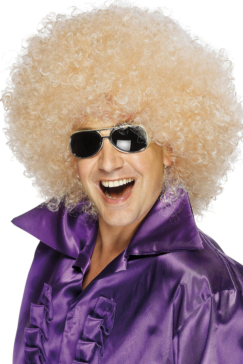Smiffys Afro Wig, Mega-Huge, Blonde