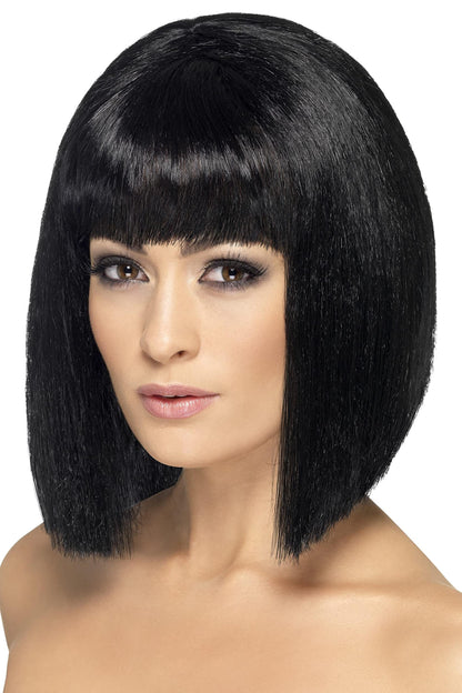 Smiffys Coquette Wig, Black