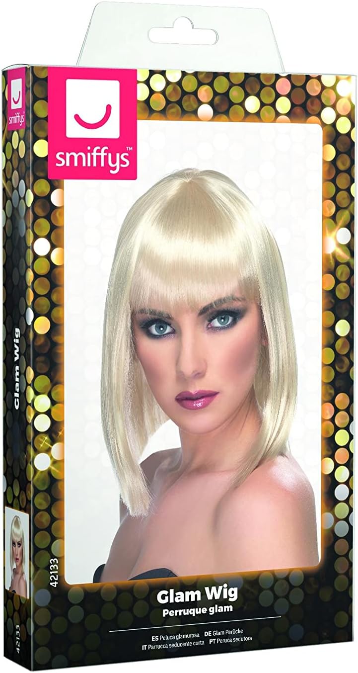 Smiffys Glam Wig, Blonde