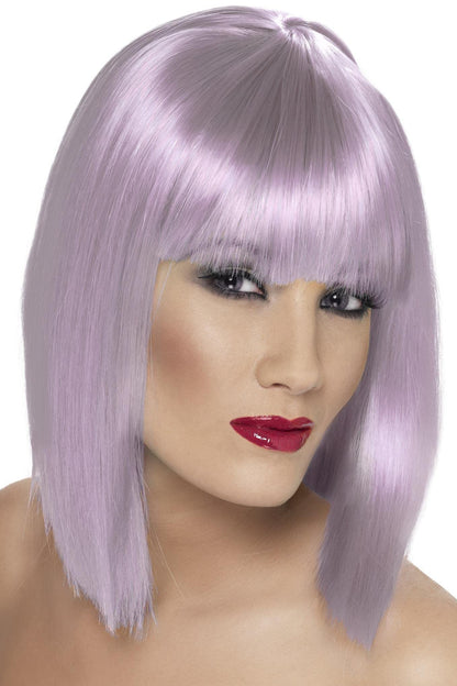 Smiffys Glam Wig, Lilac