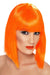 Smiffys Glam Wig, Neon Orange
