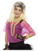 Smiffys Fishnet Top, Neon Pink (Size L-X1)