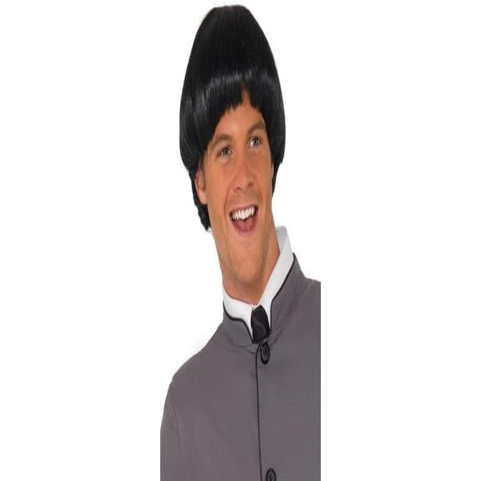 Smiffys Swinging '60s Bowl Wig, Black