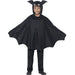 Smiffys Bat Cape, Black , Halloween Child Fancy Dress, Halloween Dress Up Accessories