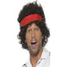 Smiffys 80s Tennis Ace Wig, Brown
