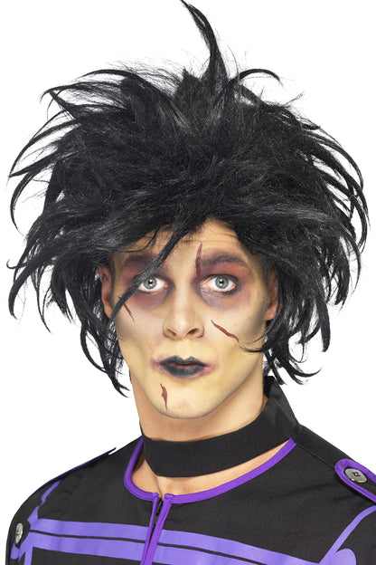 Smiffys Psycho Wig, Black