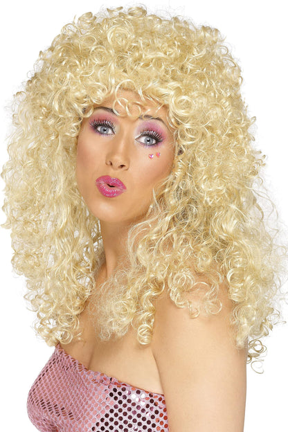 Smiffys Boogie Babe Wig, Blonde