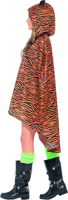 Smiffys Unisex Party Poncho with Drawstring Bag