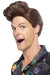 Smiffys Nineties Detective Wig, Brown