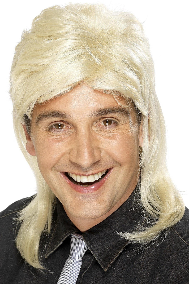 Smiffys Mullet Wig, Blonde