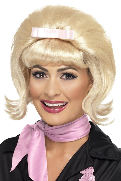 Smiffys 50s Flicked Beehive Bob, Blonde