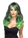 Smiffys "Women's Ombre" Wig (Black/Green