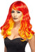 Smiffys Ombre Devil Flame Wig, Red & Orange