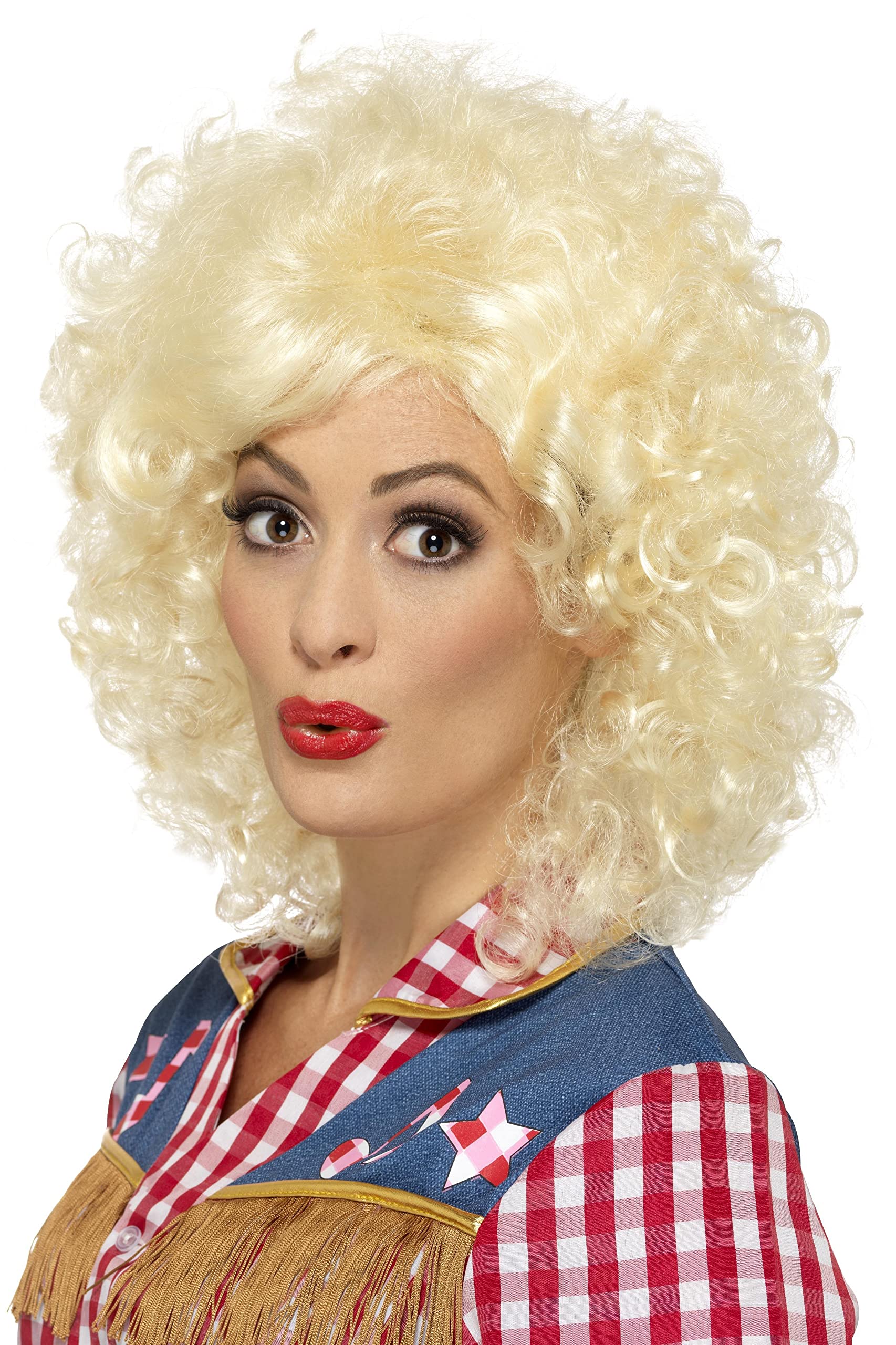 Smiffys Rodeo Doll Wig, Blonde