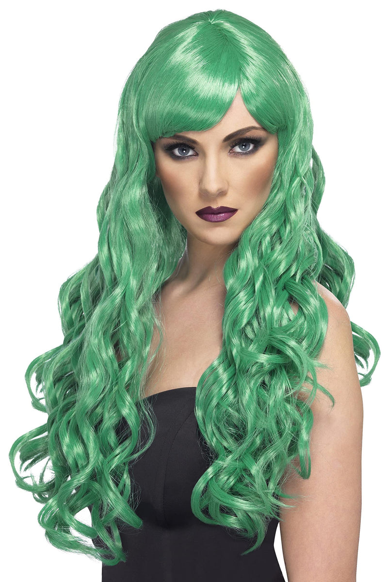 Smiffys Desire Wig, Green