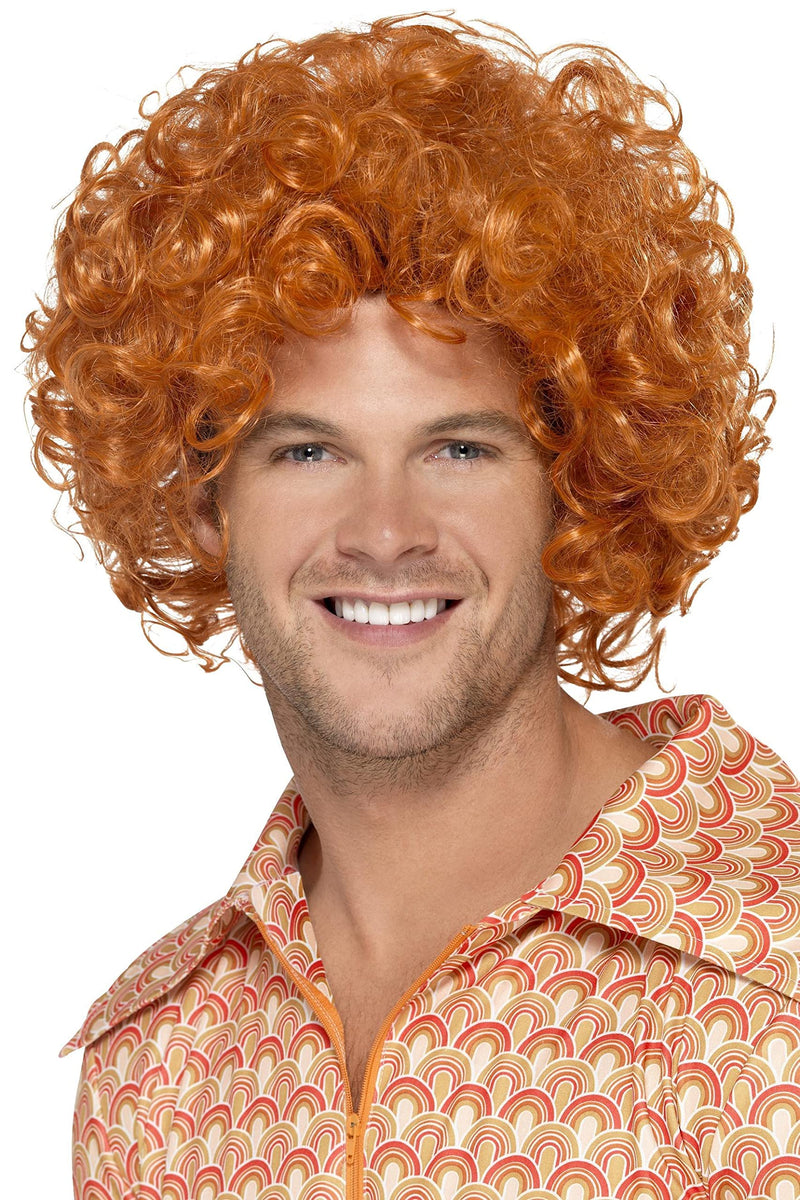 Smiffys Curly Afro Wig, Ginger