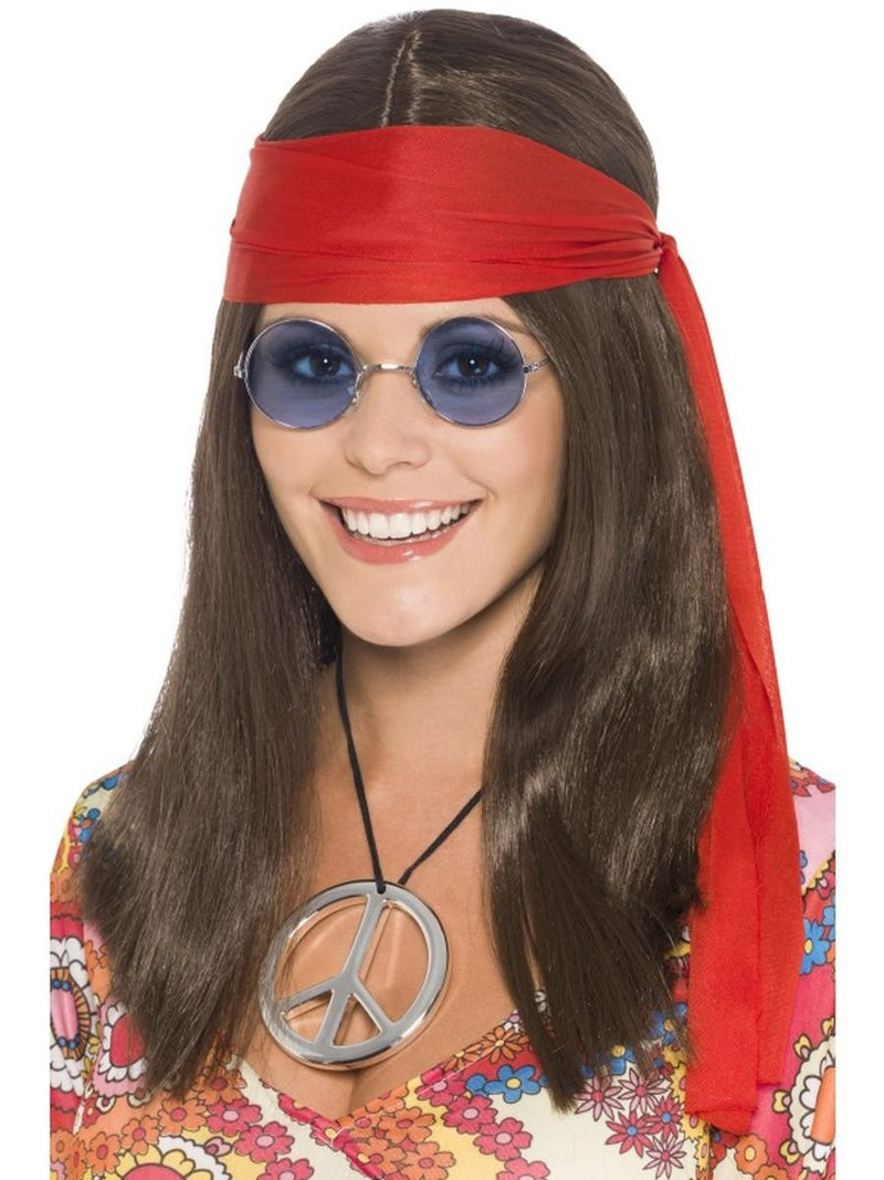 Smiffys Hippie Chick Kit, Brown