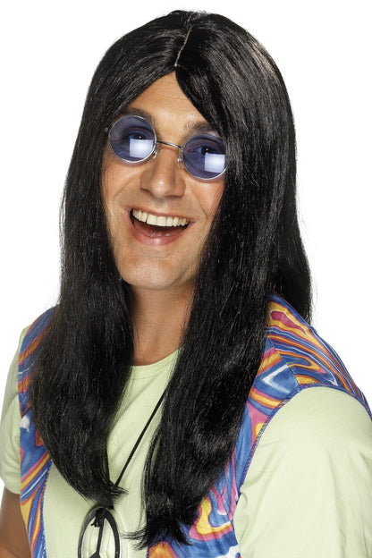 Smiffys Neil Hippy Wig, Black