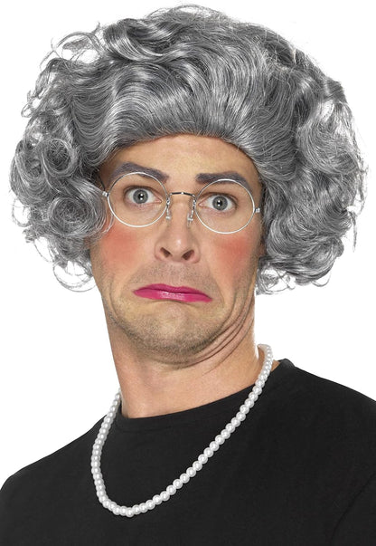 Smiffys Granny Kit, Grey