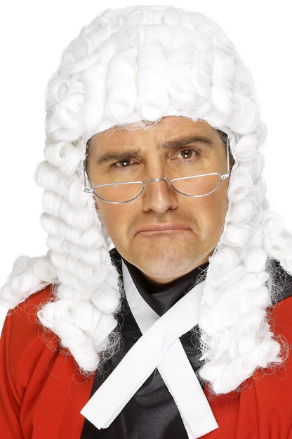 Smiffys Judge's Wig, White