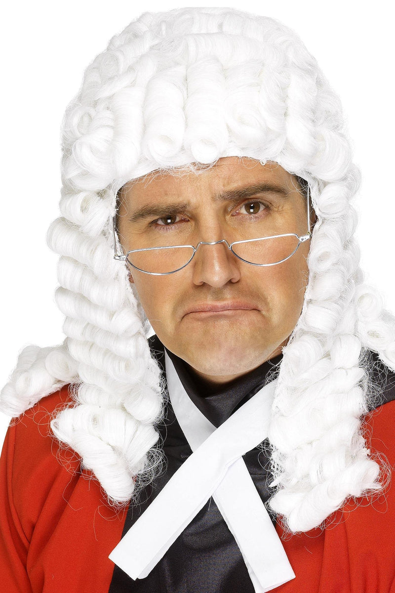 Smiffys Judge's Wig, White