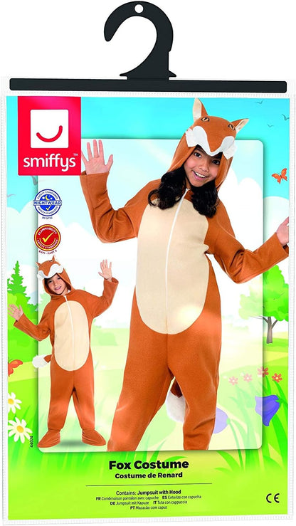 Smiffys Fox Costume, Orange (Size S)