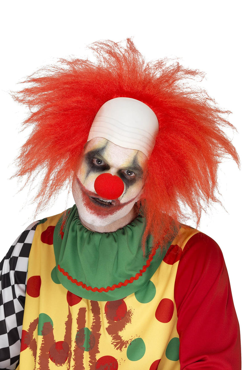 Smiffys Deluxe Clown Wig, Red