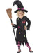 Smiffys Cinder Witch Costume, Black with Dress, Hat & Tights, Halloween Child Fancy Dress, Witch Dress Up Costumes