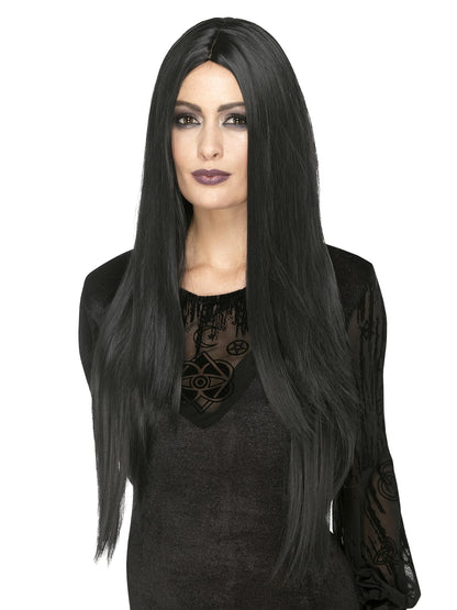 Smiffys Deluxe Witch Wig, Black