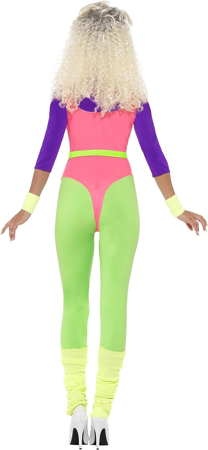 Smiffy's Women's 80's Work Out Costume