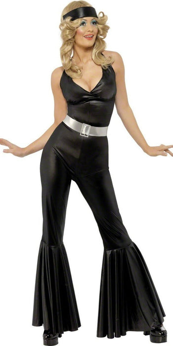 Smiffys 70s Diva Costume, Black (Size M)