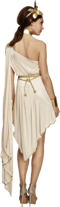 Smiffys Fever Goddess Costume, Cream (Size M)