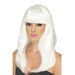 Smiffys Women's Glow In The Dark Glam Party Wig
