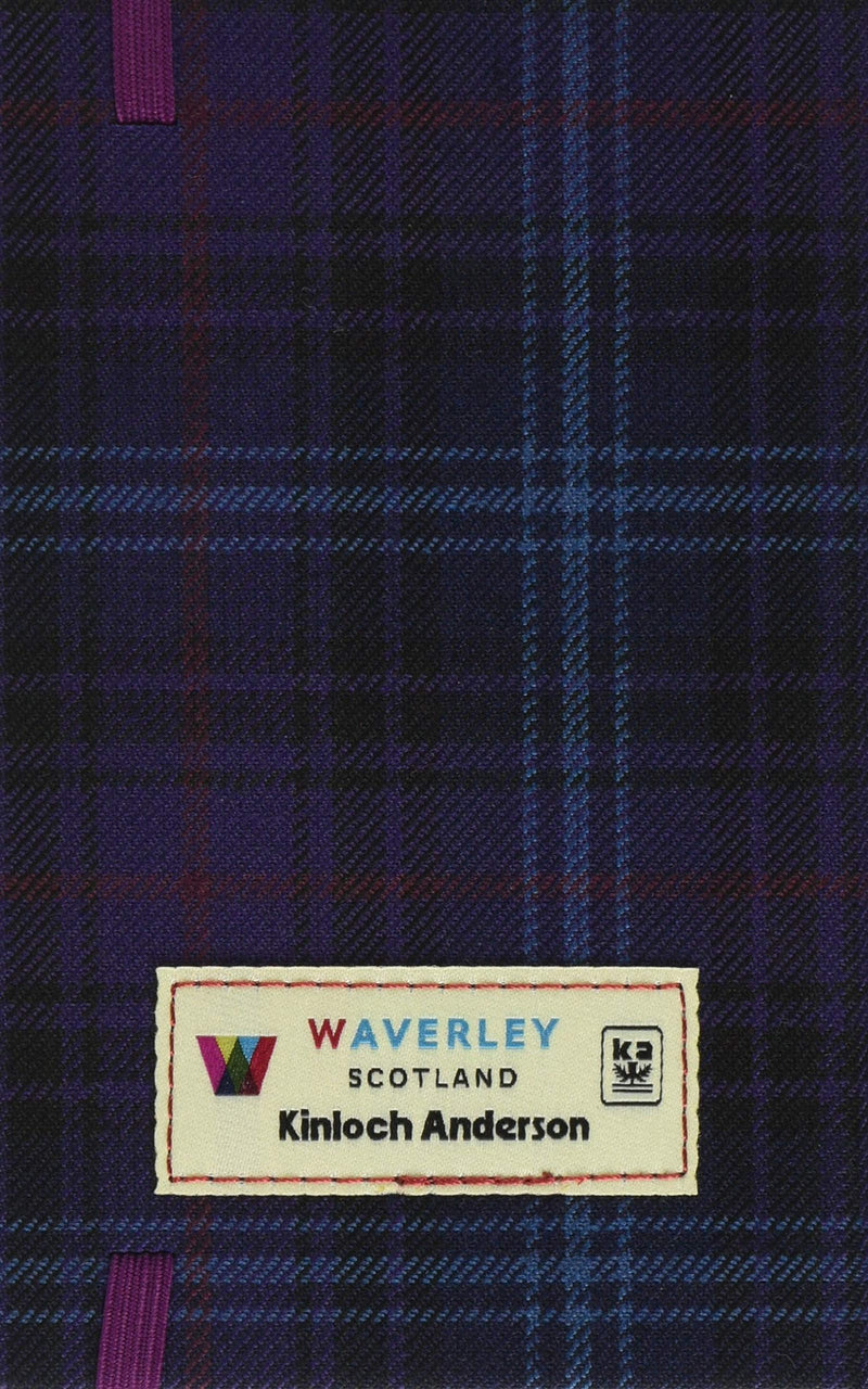 Thistle Tartan: Pocket: 14 x 9cm: Scottish Traditions: Waverley Genuine Tartan Cloth Commonplace Notebook