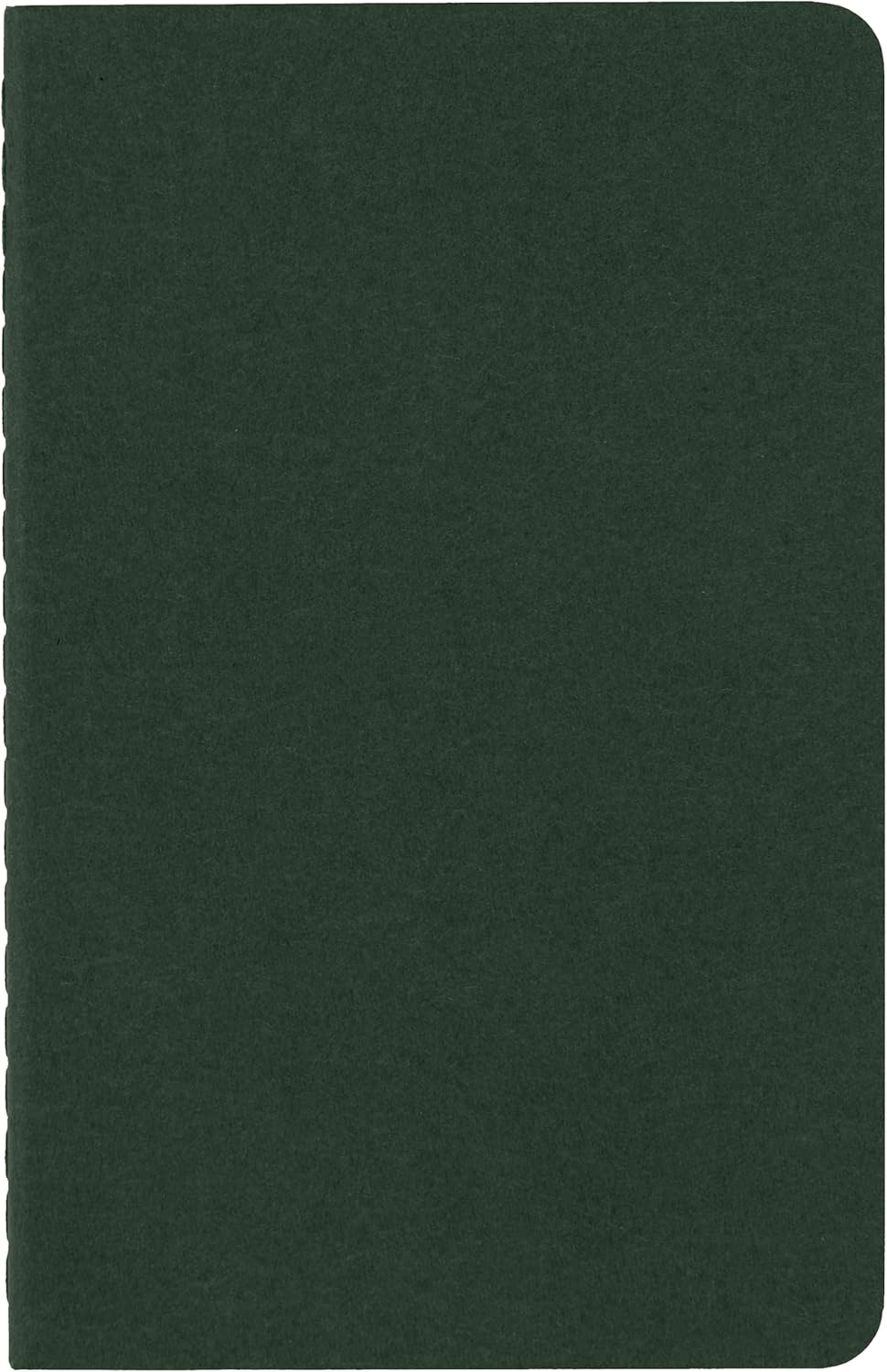 Moleskine Cahier Journal, Notebook with Ruled Pages, Cardboard Cover with Visible Cotton Stiching, Colour Myrtle Green, Pocket 9 x 14 cm, 64 Pages Pocket Myrtle Green