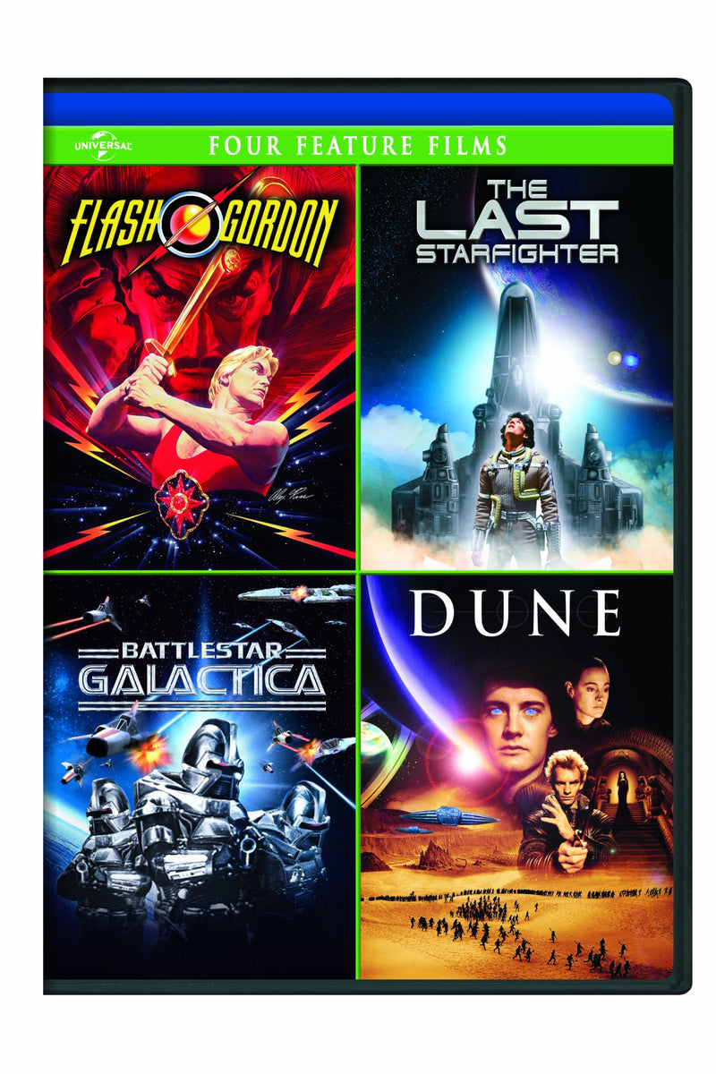 Flash Gordon / The Last Starfighter / Battlestar Galactica / Dune (4 Feature Films