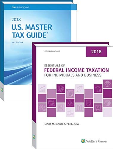 Essentials Of Federal Income Taxation For Individuals And Business + U.S. Master Tax Guide Book 2018