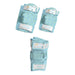 Funbee DARP-OFUN36 Blue/Green Boy's Kid's Activities Wrist Guards/Elbow and Knee Pads Protection Set (X-Small/Small