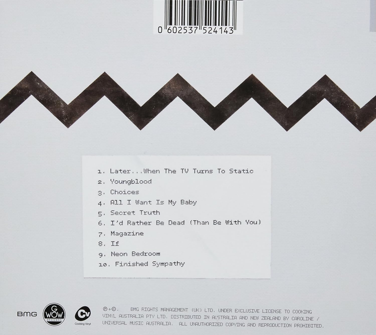 Glasvegas - Later When the TV Turns to Static