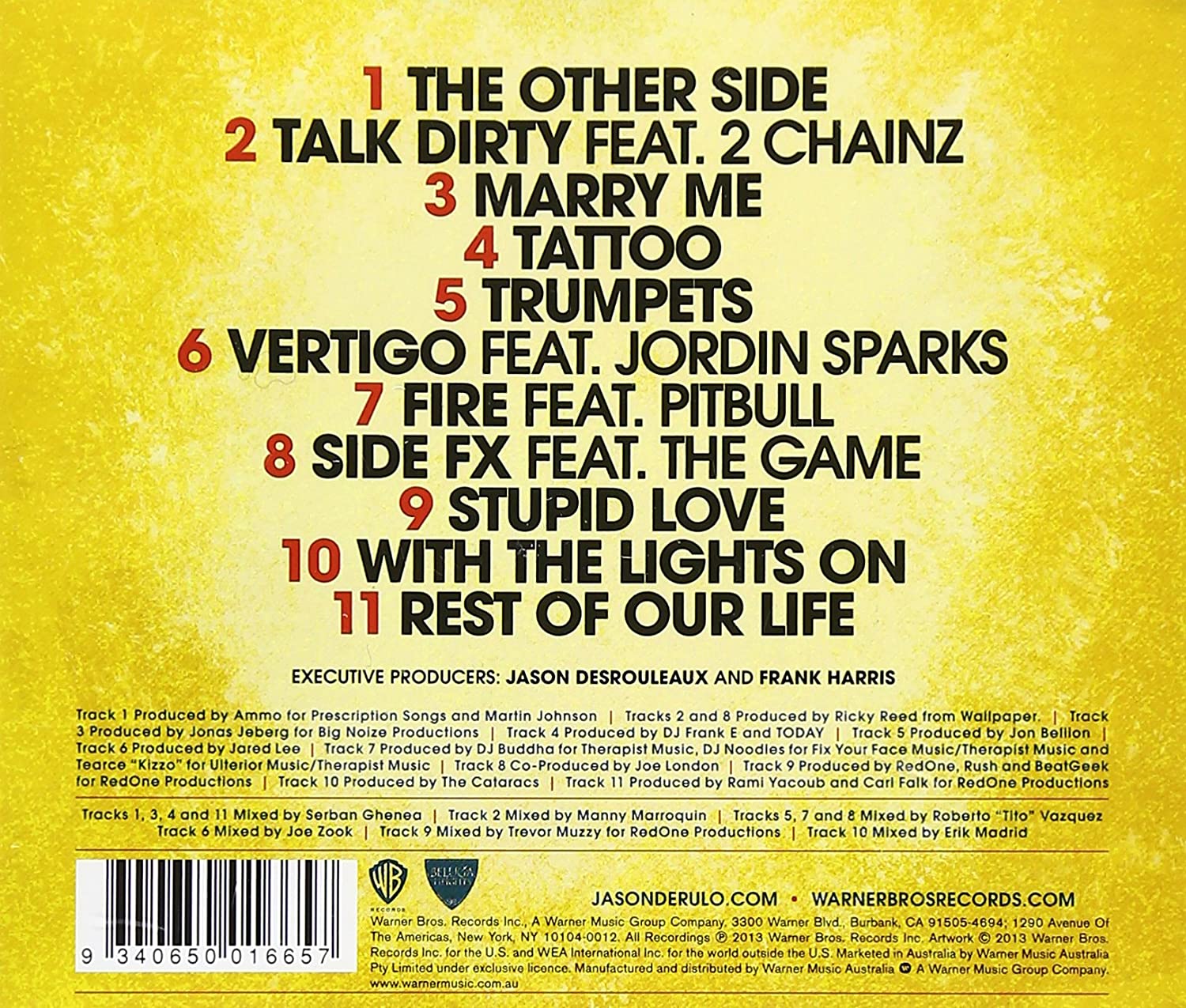 Jason Derulo - Tattoos