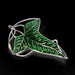 The Noble Collection The Lord of the Rings Elven Leaf Brooch - 2.8in (7cm) Costume Jewellery Enamelled Brooch - Officially Licensed Film Set Movie Props Jewellery Gifts