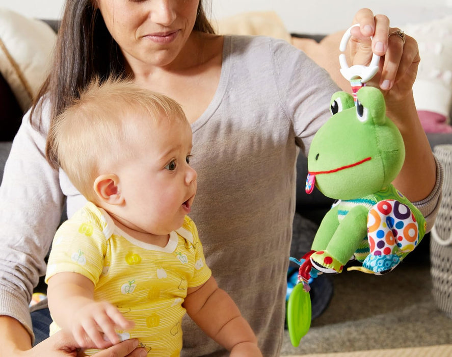 Toomies Tomy Pic and Pop Push Along Baby Toy, Toddler Ball Popper with Ball Launcher and Collector, Suitable For 18 Months, 2 and 3 Year Old Boys and Girls