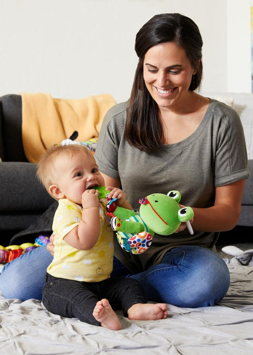 Toomies Tomy Pic and Pop Push Along Baby Toy, Toddler Ball Popper with Ball Launcher and Collector, Suitable For 18 Months, 2 and 3 Year Old Boys and Girls