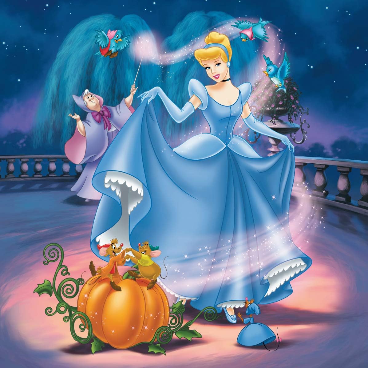 Disney Princess - 3 Puzzles in a Box (49 pieces each