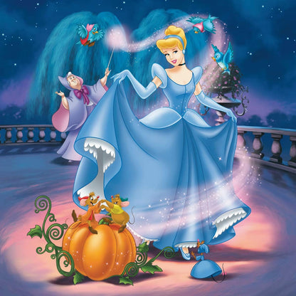 Disney Princess - 3 Puzzles in a Box (49 pieces each