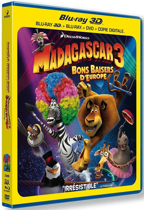 Madagascar 3 : bons baisers d'europe - Blu-ray 3D