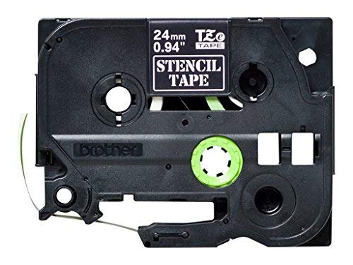 Brother STE151 24 mm Stencil Tape Cassette - Black