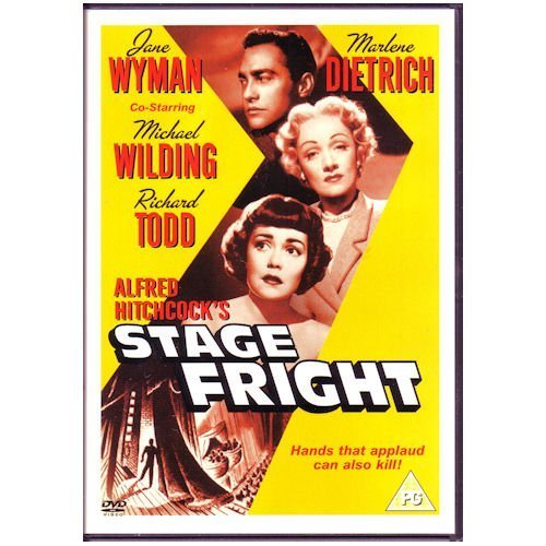 Stage Fright Dvd Alfred Hitchcock Marlene Dietrich Uk Release Sealed
