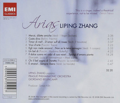 Arias (Zhang, Prague Philharmonic Orchestra)